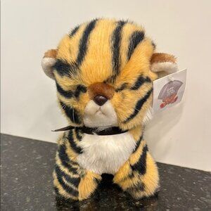 Gund Tiger Cub Plush 10” 1982 Stuffed Animal Toy